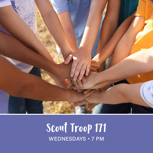 Wednesdays, 7 PM
Leadership and outdoor adventure opportunity for girls ages 11-17.
